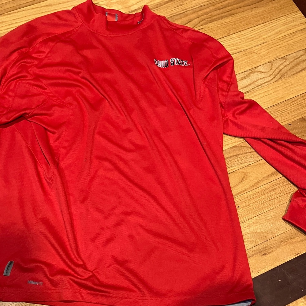 Team Apparel Red Men's Swim Rash Guard Mc